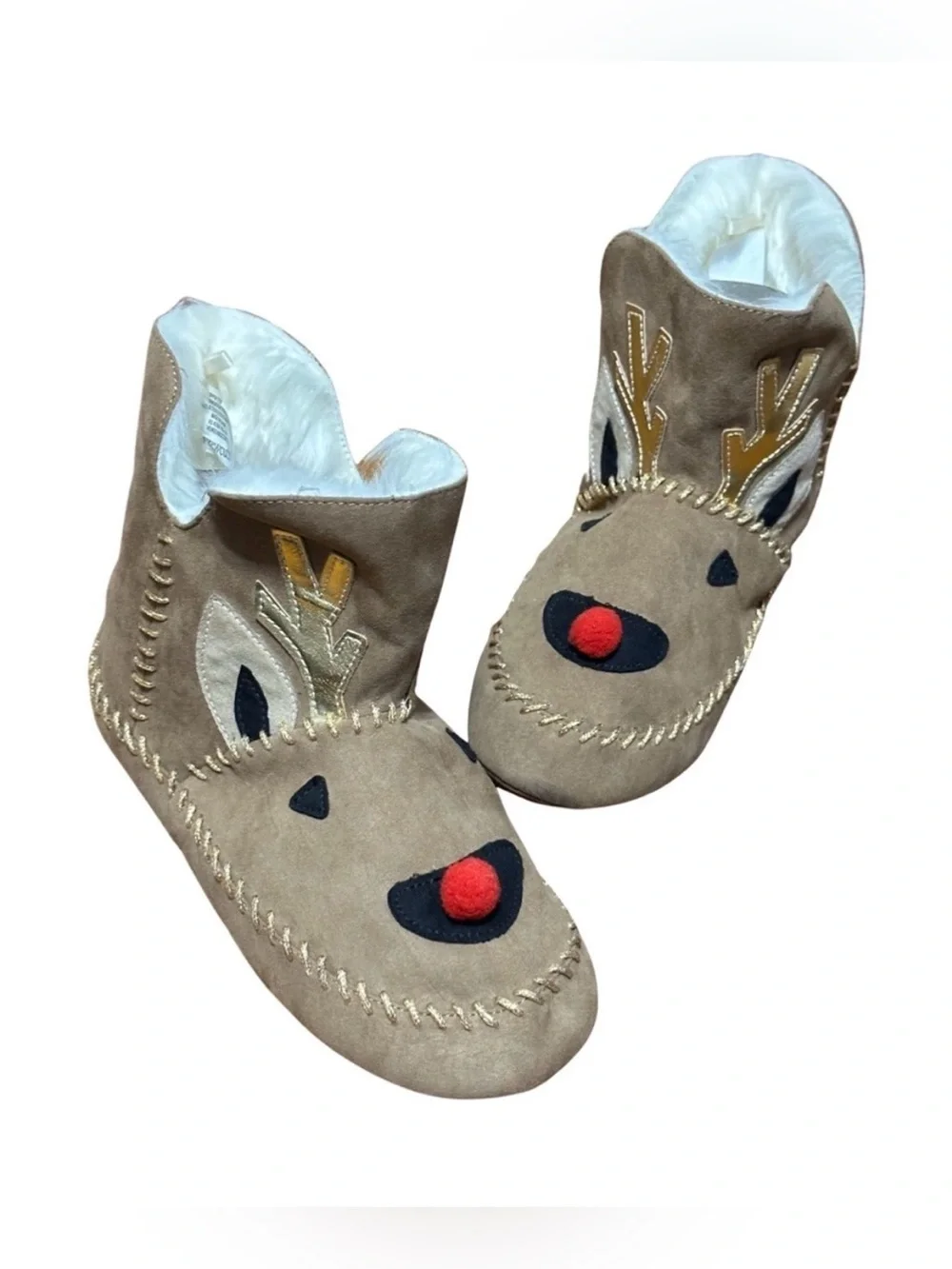 Build A Bear Workshop Teddy Bear Character Girls Kids House Slippers Shoes L 4 5